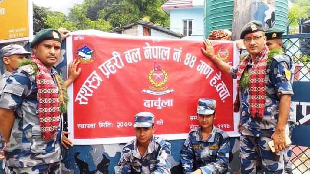 नम्बर ४४ गणको कार्यभार सम्हाल्न गणपति बंम पुगे दार्चुला 