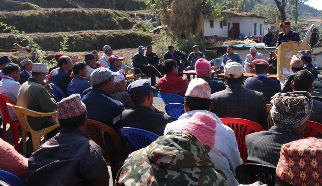 शान्ति सुरक्षा संगै विकास निमार्णमा पनि प्रहरीले काम गर्ने 