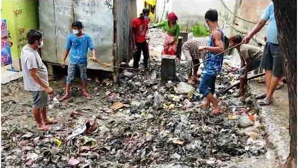 गोकुलेश्वरका स्थानीयद्धारा बाटो अवरुद्ध