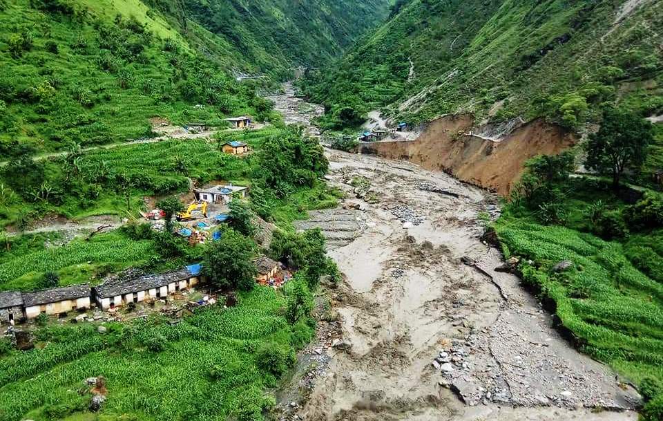 एकबर्षमा विपदका कारण एक जनाको मृत्यु, १७ परिवार विस्थापीत