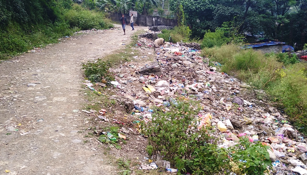 महाकाली नगरपालिकाकाे फोहर अझै ब्यवस्थित हुन सकेन 