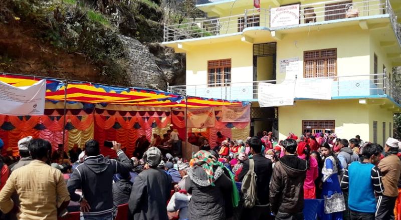 दुई दिने गाउँपालिका स्तरीय स्वास्थ्य शिविर सम्पन 