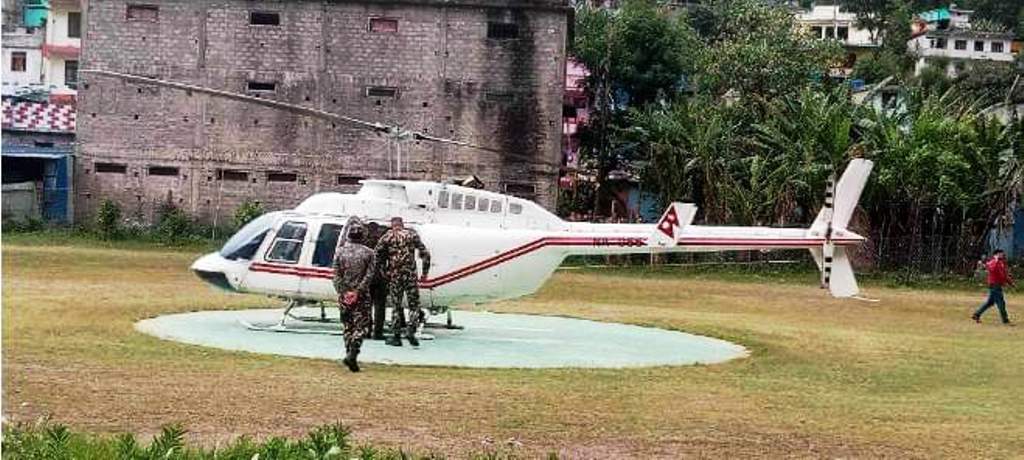 दार्चुलामा चट्याङ लागेर घाइतेको उद्धार भएन, प्रतिकुल मौसमले हेलिकोप्टर फर्कियो