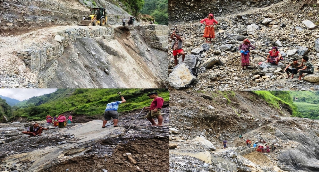 असारदेखि अवरुद्ध होपरीगाड दल्लेख सडकखण्ड मर्मतपछि सञ्चालनमा