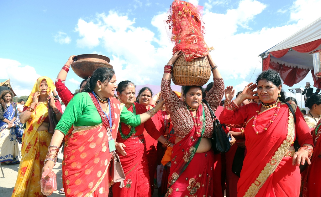 गौराको तेस्रो दिन ः ठूली गौरा मनाइँदै, रौनकता घट्यो